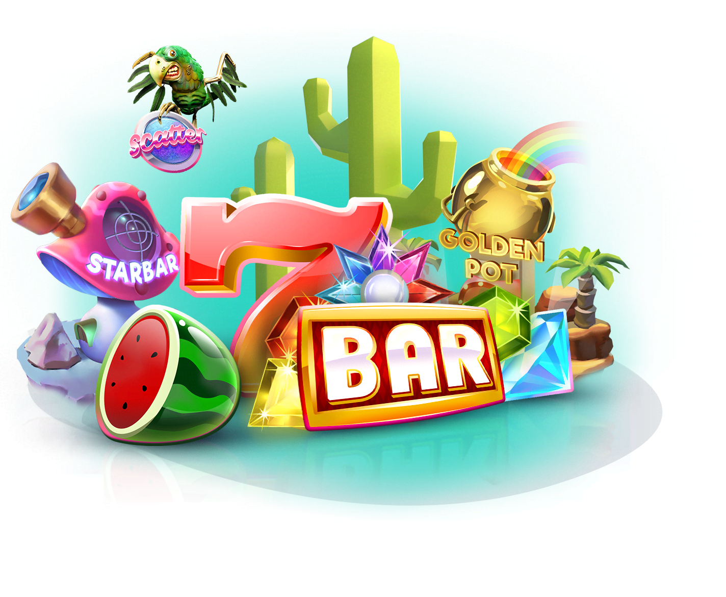 Casino Game Illustration